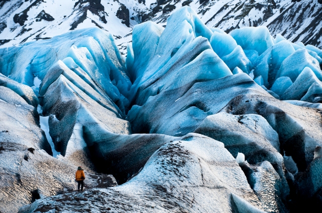 Glaciar Svínafellsjökull (Islandia). FUENTE: Foto James Balog, www.arstechnica.com